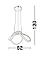 9104722 TRUNO Novaluce светильник LED 60Вт 230В 3045Lm 3000K IP20