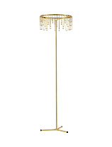 Dimmable Switch Gold Copper & Gold Aluminium LED 17Watt 220-240 Volt 1258Lm 3000K IP20 D:40 W:40 H:140 cm Cable L: 215 cm