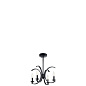 Cassadee 16" 4 Light Convertible Pendant/Semi Flush Black подвесной светильник 52119BK Kichler — фото 3
