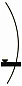 10220/2LED Black R Escada Ray бра 15W 700lm 3000K — фото 1