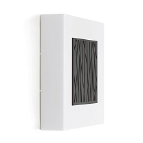 Уличный настенный светильник Lombardo Art 250 Bamboo, 17 Вт, 2040 лм, антрацит