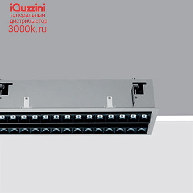 MQ41 Laser Blade iGuzzini Adjustable 2 x 15 - cell Recessed frame - LED - Warm white - DALI dimmable power supply - Beam 48°