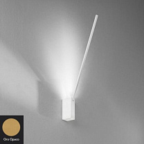 SPILLO LAMPADA PARETE ASTA 80 10,56W 3000K  ORO