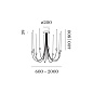 Подвесной светильник OPLIA CHANDELIER 1.0 Wever & Ducre — фото 3