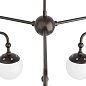 Люстра Arteriors Utica, английская бронза и матовое стекло — фото 6