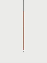 A-TUBE NANO PENDANT MEDIUM 60CM BLACK CABLE ROSE GOLD 3000K