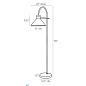 Lane Floor Lamp торшер Arteriors 79016