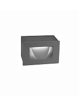 Dark Gray Aluminium LED 3 Watt 353Lm 3000K 220-240 Volt 50Hz Beam Angle 15° IP54 L: 11 W: 6 H: 7 cm Cut Out: 10.2 x 6.5 cm