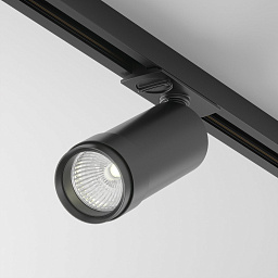 TR021-1-12B3K-Z-B Maytoni Focus трековый прожектор черного цвета с матовым корпусом для однофазного трека Unity