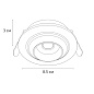 A3318PL-1WH Arte Lamp Uva точечный встраиваемый светильник LED 1х10W 4000K — фото 3