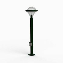 Dallas N° 8; Smoked polycarbonate E27 75W Plug; British green