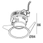 21927 9228 B Delta Light VARO DEEP AC DIM8 Встраиваемый точечный светильник — фото 1