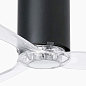 32036WW Faro TUBE FAN потолочный вентилятор SMART WIZ чёрный матовый Ø1280 3 лопасти — фото 2
