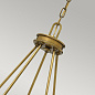 Люстра Collier Hinkely HK-COLLIER5 наследственная латунь — фото 4