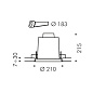 Потолочный светильник Simes Zip Downlight круглый Comfort S.5565 — фото 16