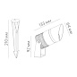 SPOT QX 10.27 B Led Technology ландшафтный светильник — фото 1