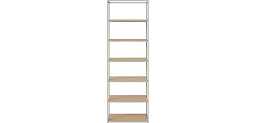 Neutra combination 80 x h236 cm - 6 shelves Bolia книжный шкаф
