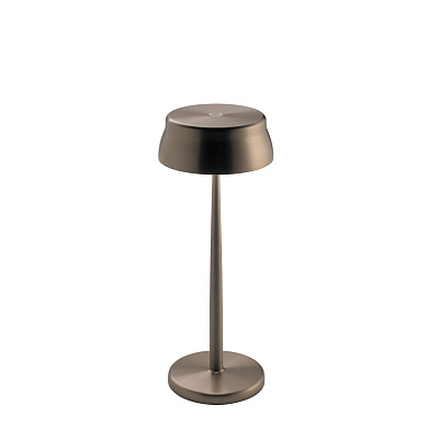 LD1080R3 Zafferano настольная лампа на батарейках SISTER LIGHT IP65, медь, анодированная, с регулировкой яркости