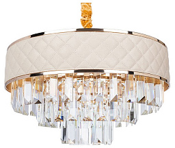 A1008LM-6GO Arte Lamp Annabelle подвесная люстра с абажуром и хрустальными подвесками