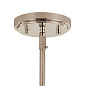 Everett 22.5" 3 Light Round Chandelier with Clear Glass Polished Nickel люстра 52377PN Kichler — фото 1