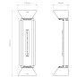 Настенный светильник без абажура Astro Lighting Wall Base 300 LED DALI матовый белый — фото 6