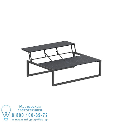 Ninix Lounge table низкий 150x105см нержавеющая сталь &amp; керамический топ Royal Botania