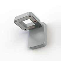 Square N° 1; Satin-finish polycarbonate Built-in LED 4000°K neutral white 35W; Silk grey