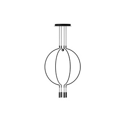 SPLIAIP4NENELED Axolight Liaison S4 SP LED маленькая дизайнерская люстра чёрный