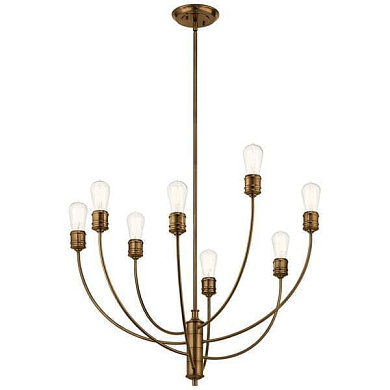 Hatton 8 Light Chandelier Satin Bronze люстра 52255SB Kichler