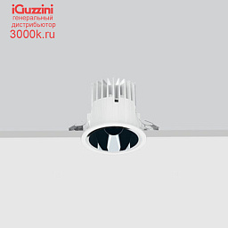 MV92 Reflex iGuzzini Fixed circular recessed luminaire - Ø 96 mm - warm white - medium optic - UGR<19