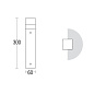 Светильник для дорожек MiniQuadro 300 180° Ghidini GH1256 — фото 5