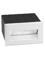 Sandy White Aluminium LED 2Watt 95Lm 3000K 220-240 Volt 50Hz Beam Angle 17° IP54 L: 8.5 W: 8 H: 5.5 cm Cut Out: 8.1 x 4.2 cm