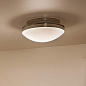 Bretta 17.75" 3 Light Flush Mount Polished Nickel  потолочный светильник 52545PN Kichler