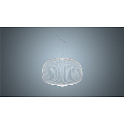 FN2640073ML1010 Foscarini Spokes подвесной светильник с металлическим каркасом в форме шара