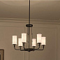 Vetivene 6 Light Chandelier Textured Black люстра 52451BKT Kichler — фото 2