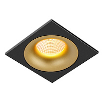 Потолочные светодиодные светильники Led technology CITY X 11.30 W FW NO DIM золотой + черный