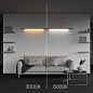 C100CL-L1000-24W3-6K-BS Maytoni Basis Светильник 24W 1340лм Латунь — фото 4