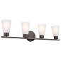 Stamos 26" 4 Light Vanity Light Olde Bronze настенный светильник 55122OZ Kichler — фото 2