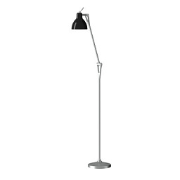 Rotaliana Luxy F1 торшер с шарниром чёрный; серебро 1LXF100843ER0