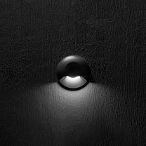 встраиваемый в стену уличный светильник с углом света 120°, подходит для декоративного освещения