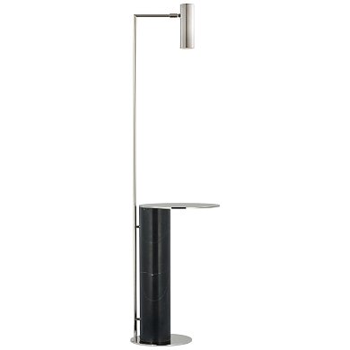 Торшер Visual Comfort Alma, никель и чёрный мрамор KW1612PN/BM