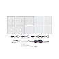 78413 Paulmann Square 5 IP44 100x10 мм 5x12 лм 230/12 В 5x0,8 Вт с регулировкой яркости RGBW+ Белый пластик/алюминий — фото 15