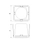 Комплектующее Arlight LGD-ARTIFACT-BARNDOOR-R65 ARTIFACT — фото 1