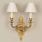 WA0140.GI.SE Carrouges Wall Light, Gilt, 2 Arms