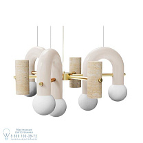 ivory / brass