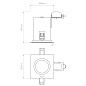 1240030 Taro Square Adjustable Astro lighting регулируемый встраиваемый светильник матовый белый — фото 2