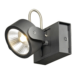 1000127 SLV KALU SINGLE CW black 3000K 60° настенно потолочный светильник