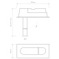1323042 Digit LED II Astro lighting светильник для чтения бронза — фото 5