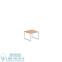 СТОЛИК NINIX 50X50CM ИЗ НЕРЖАВЕЮЩЕЙ СТАЛИ ЭЛЬ-ПОЛ И ТИК Royal Botania