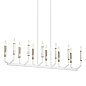 Armand 42.75" 12 Light Linear Chandelier in a White Finish люстра 52350WH Kichler